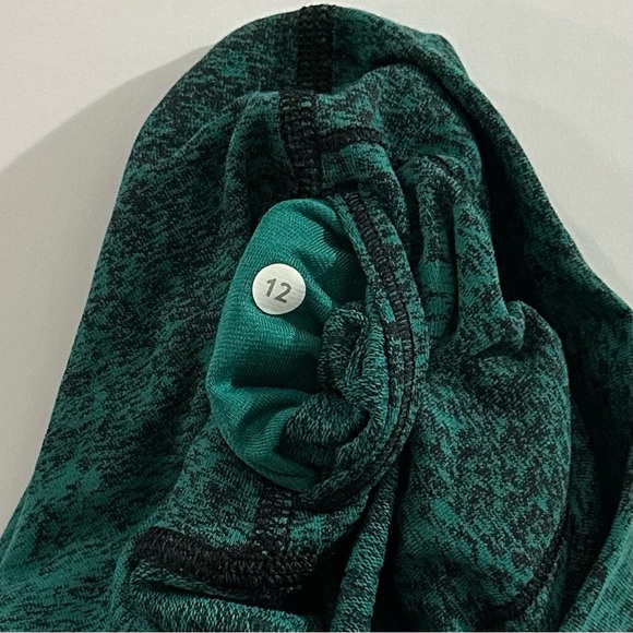 Lululemon Wunder Under High-Rise 30" Luon - Spray Jacquard Hunter Green | 12 - Picture 10 of 12